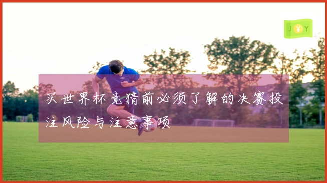 买世界杯竞猜前必须了解的决赛投注风险与注意事项