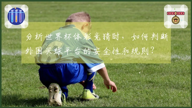 分析世界杯体彩竞猜时，如何判断外围买球平台的安全性和规则？