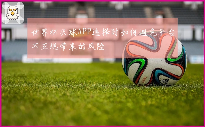 世界杯买球APP选择时如何避免平台不正规带来的风险