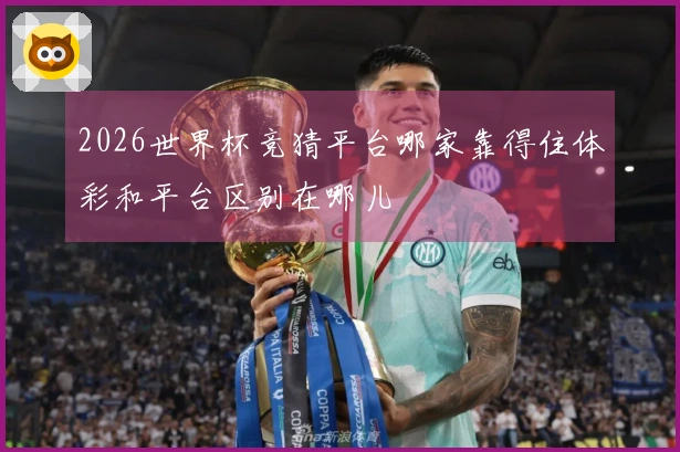 2026世界杯竞猜平台哪家靠得住体彩和平台区别在哪儿